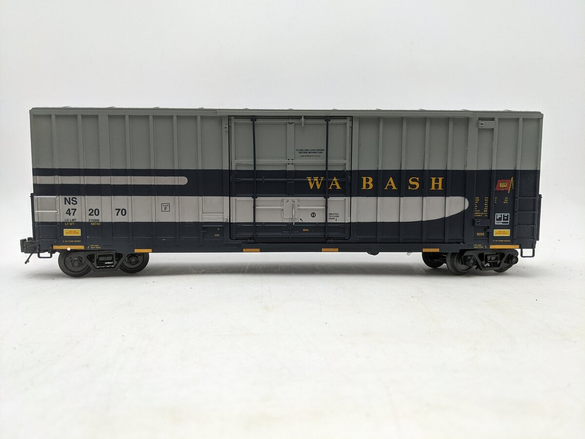 MTH 20-93600 O Gauge Wabash 50' Hi-Cube Boxcar #472070 EX/Box