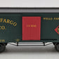 MTH 30-74001 O Gauge Wells Fargo 19th Century 34' Boxcar LN/Box