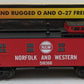 MTH 30-7736 O Gauge Norfolk and Western Woodside Caboose EX/Box