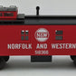 MTH 30-7736 O Gauge Norfolk and Western Woodside Caboose EX/Box