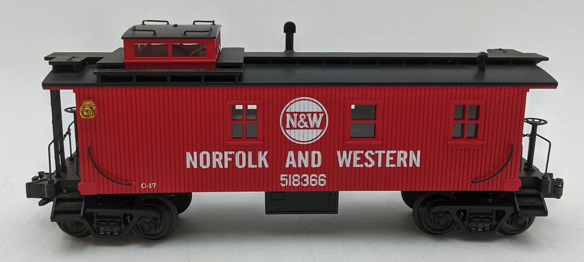 MTH 30-7736 O Gauge Norfolk and Western Woodside Caboose EX/Box