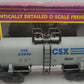 MTH 20-96003 O Gauge CSX 8000 Gallon Single Dome Tank Car #63826 EX/Box