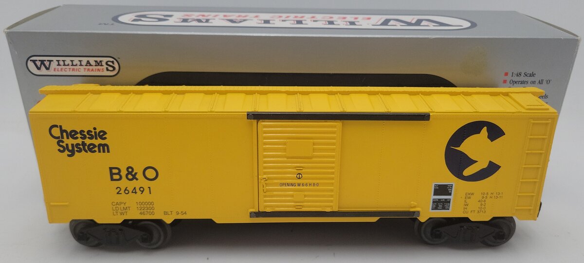 Williams 31 O Gauge Chessie Classic Freight Car No. 31 EX/Box