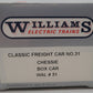 Williams 31 O Gauge Chessie Classic Freight Car No. 31 EX/Box