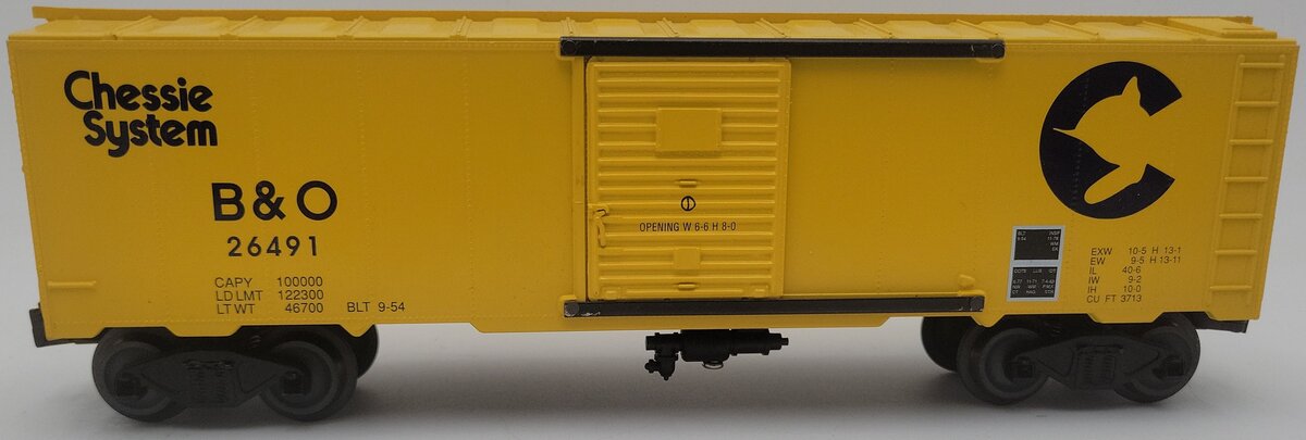 Williams 31 O Gauge Chessie Classic Freight Car No. 31 EX/Box