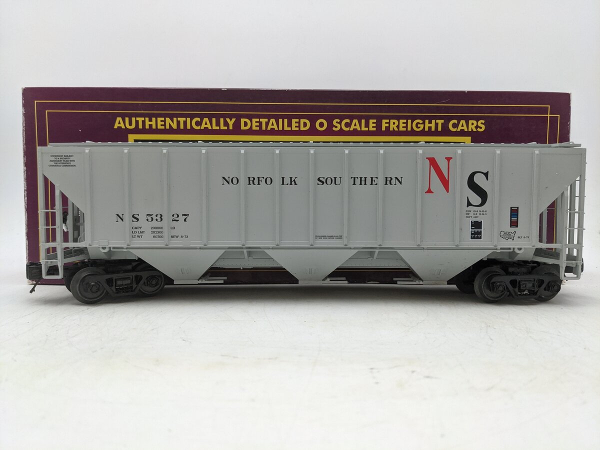 MTH 20-97334 O Norfolk Southern PS-2CD High-Side Covered Hopper #5327 EX/Box