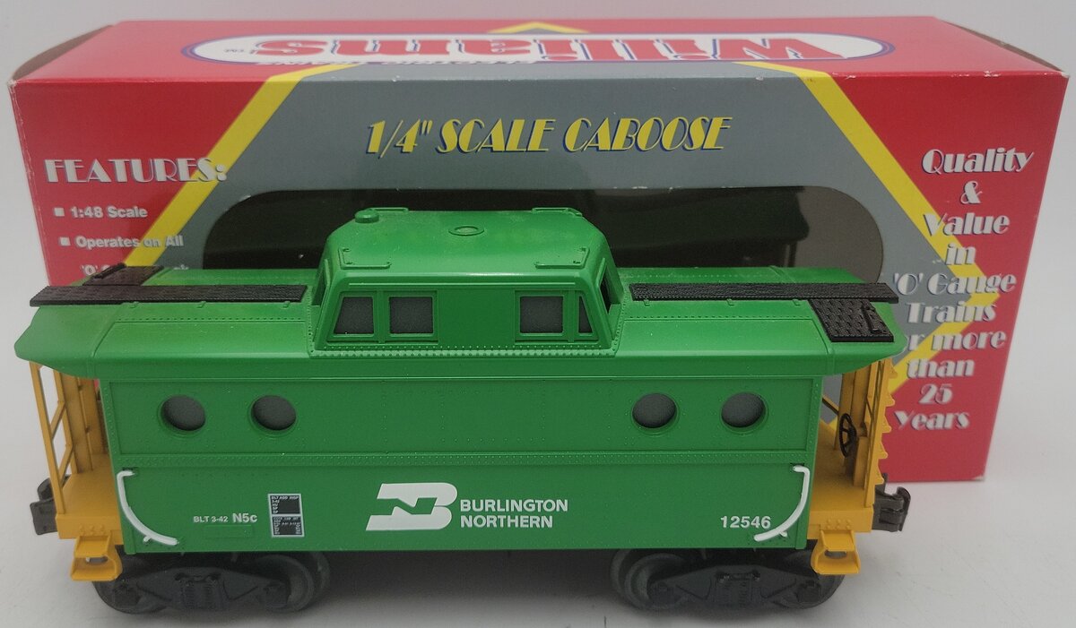Williams CAB104 Burlington Northern N5C Caboose #12546 EX/Box