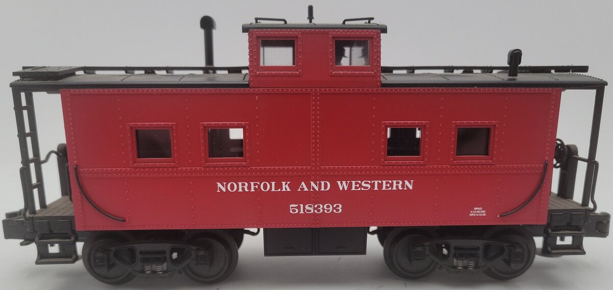 MTH 20-91128 O Gauge Norfolk & Western enter Cupola Steel Caboose #518393 EX/Box