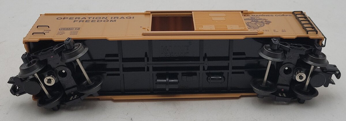 K-Line K641-8017 O Gauge Operation Iraqi Freedom Boxcar LN/Box