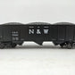 MTH 20-97785 O Norfolk & Western 3-Bay Hopper W/Coal Load #76800 EX/Box