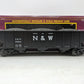 MTH 20-97785 O Norfolk & Western 3-Bay Hopper W/Coal Load #76800 EX/Box