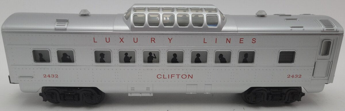 Williams 2432 Luxury Lines Clifton Vista Dome Car EX/Box