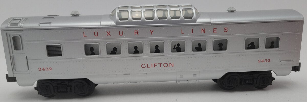 Williams 2432 Luxury Lines Clifton Vista Dome Car EX/Box