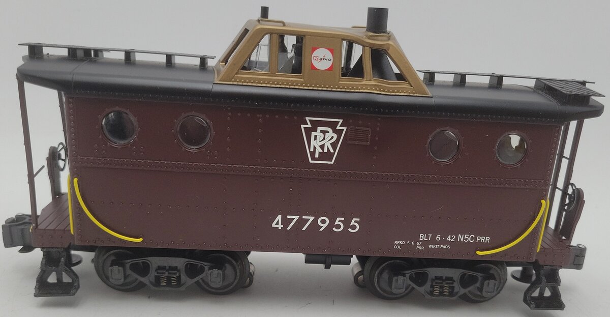 K-Line K615-1903 O Gauge Pennsylvania Raiload N5C Smoking Caboose #477955/Box