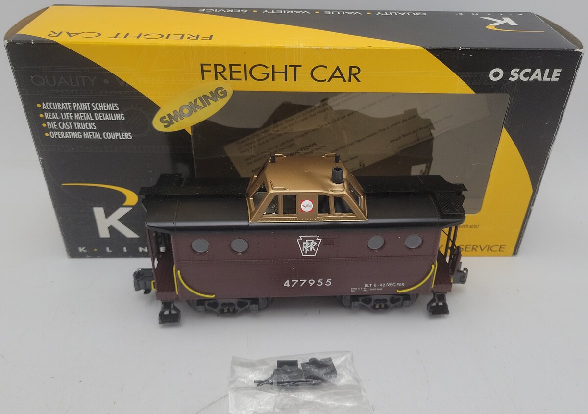 K-Line K615-1903 O Gauge Pennsylvania Raiload N5C Smoking Caboose #477955/Box