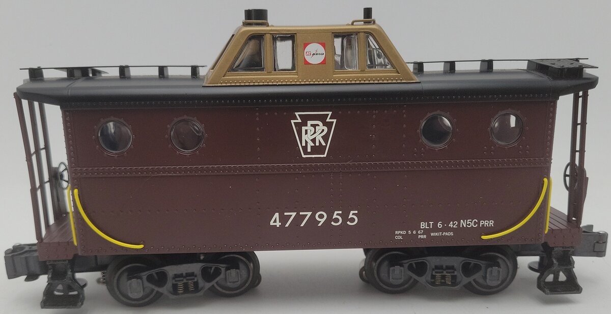 K-Line K615-1903 O Gauge Pennsylvania Raiload N5C Smoking Caboose #477955/Box