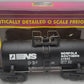 MTH 20-9600L O Gauge Norfolk Southern 8000 Gallon Tank Car #67845 EX/Box