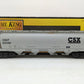 MTH 30-7540 O Gauge CSX 4-Bay Cylindrical Hopper Car #225360 EX/Box