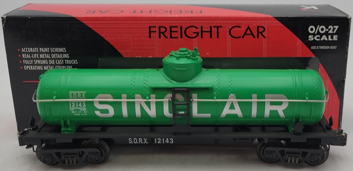 K-Line K632-8018 O Sinclair Single Dome Tank Car LN/Box