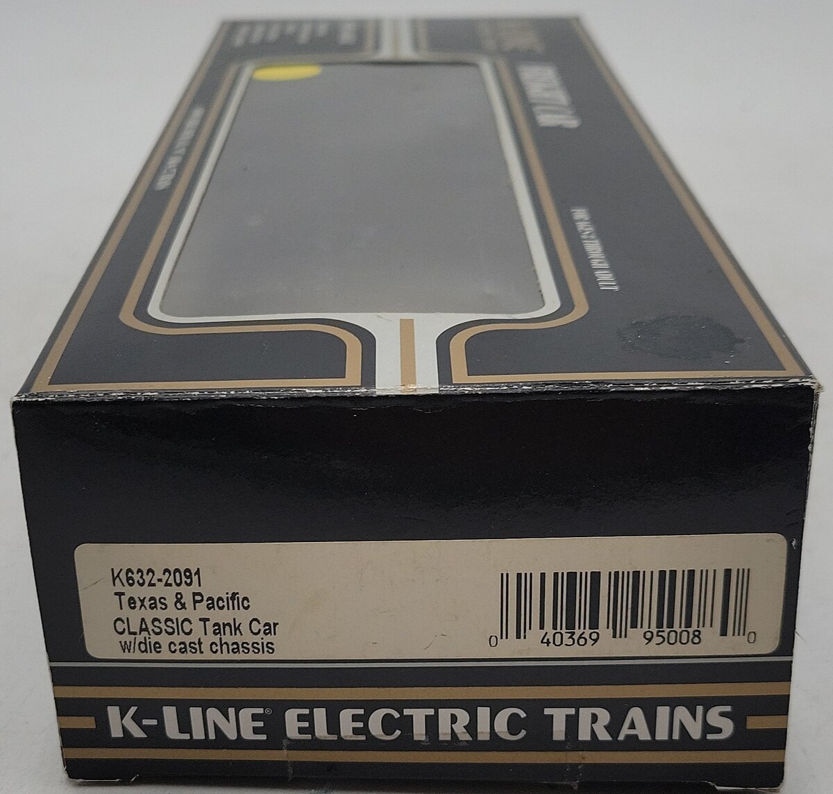 K-Line K632-2091 O Texas & Pacific Classic Single Dome Tank Car LN/Box