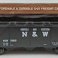 MTH 33-7502 O Gauge Norfolk & Western 3-Bay Covered Hopper #71900 LN/Box