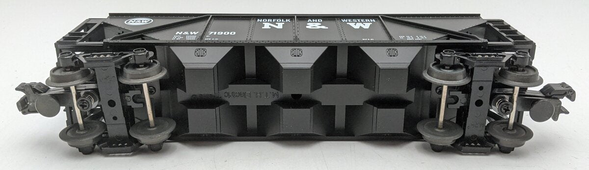 MTH 33-7502 O Gauge Norfolk & Western 3-Bay Covered Hopper #71900 LN/Box