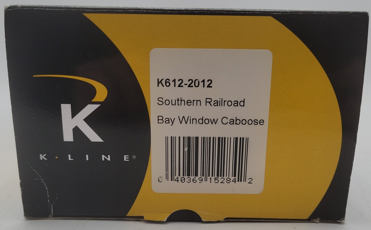K-Line K612-2012 O Gauge Southern Bay Window Caboose #X338 EX/Box