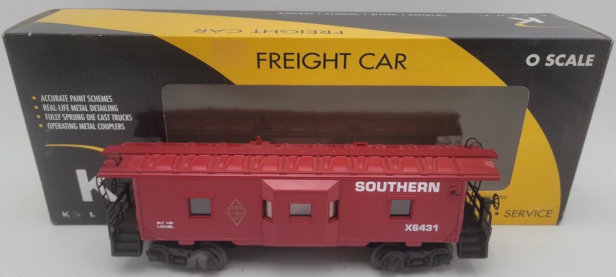 K-Line K612-2012 O Gauge Southern Bay Window Caboose #X338 EX/Box