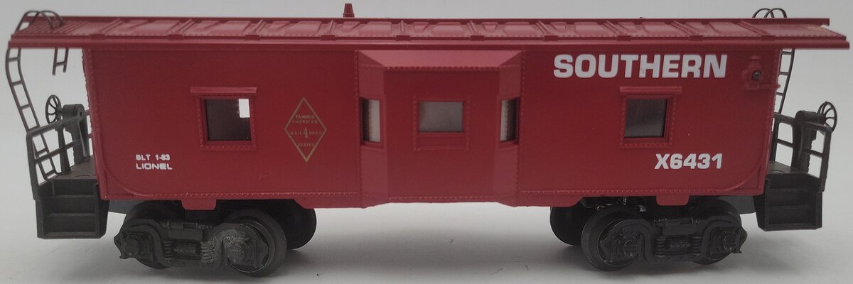 K-Line K612-2012 O Gauge Southern Bay Window Caboose #X338 EX/Box