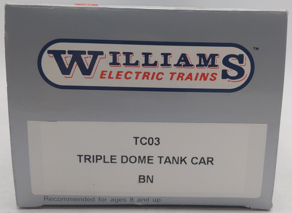 Williams TC03 Burlington Northern Triple Dome Tank Car EX/Box