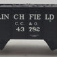 K-Line K622-33512 O Gauge Clinchfield Ribbed Hopper #43782 LN/Box