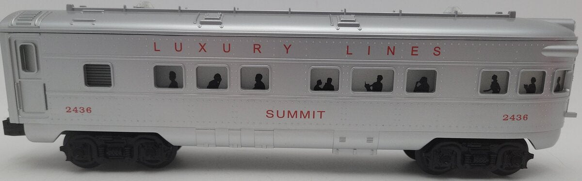 Williams 2436 O Gauge Luxury Lines "Summit" Observation Car #2436 EX/Box