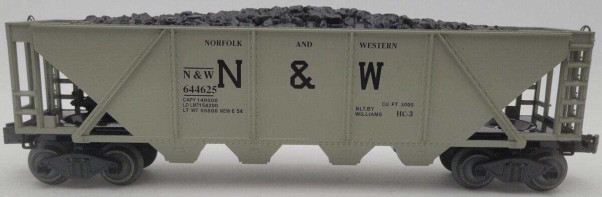 Williams HC07 N&W Quad Hopper w/ Cover & Coal Load EX/Box