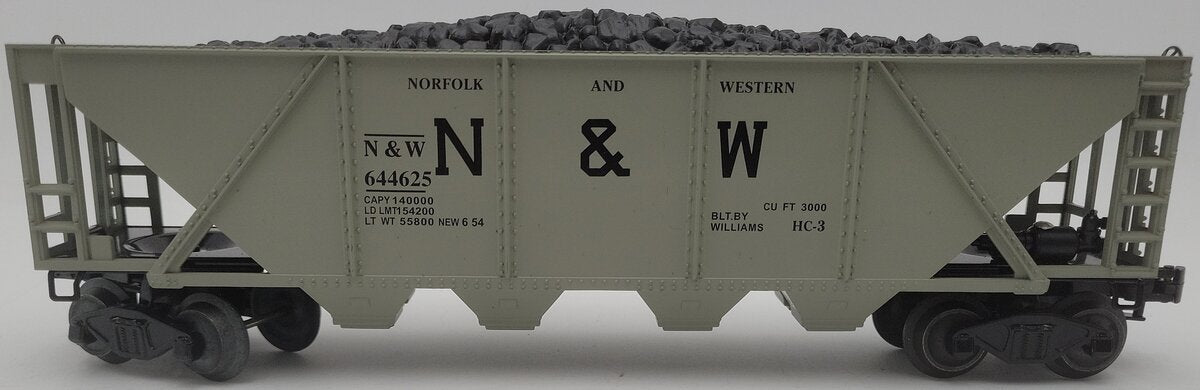 Williams HC07 N&W Quad Hopper w/ Cover & Coal Load EX/Box