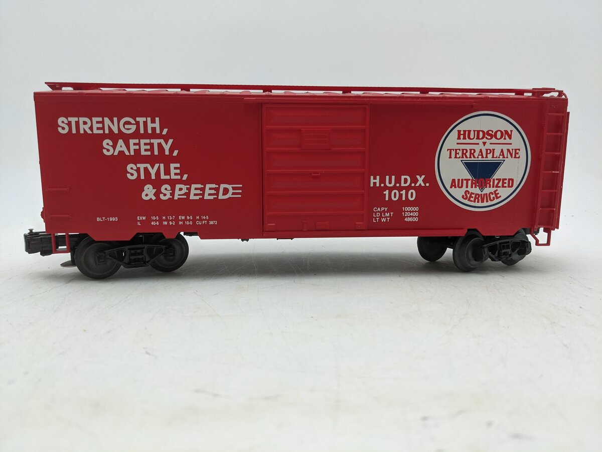 Weaver 1010 O Gauge Hudson Terraplane Boxcar (3 Rail) VG/Box
