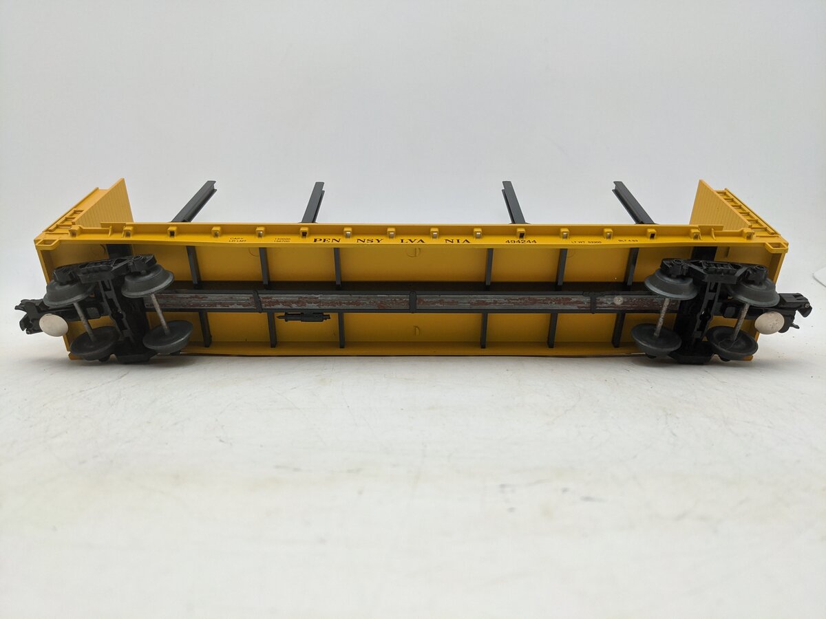 Weaver 491150 O Pennsylvania Bulkhead Flat Car #494244 EX/Box