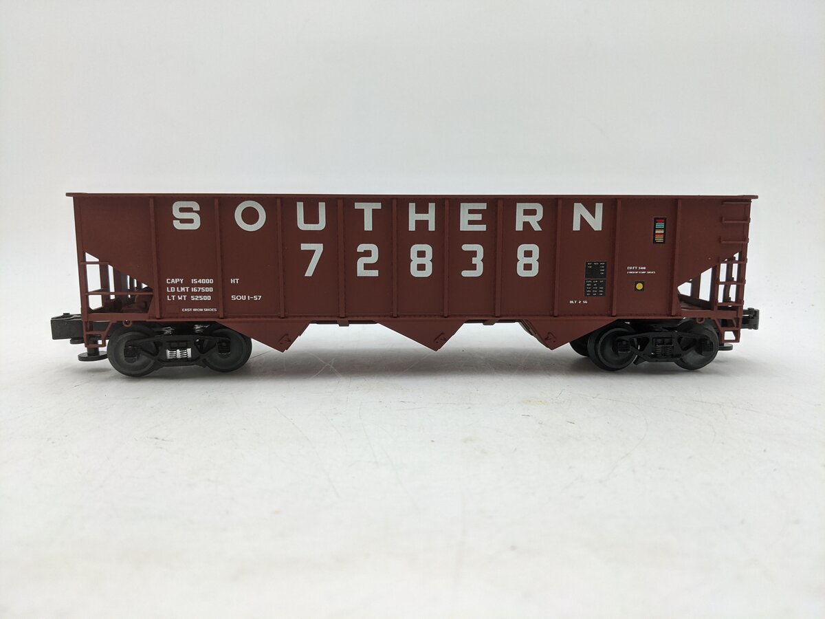 Lionel 3-16124 O Southern 3-Bay Hopper #72838 EX/Box