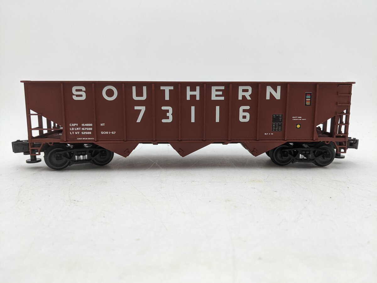 Lionel 3-16126 O Southern Railway 3-Bay Hopper #73116 EX/Box