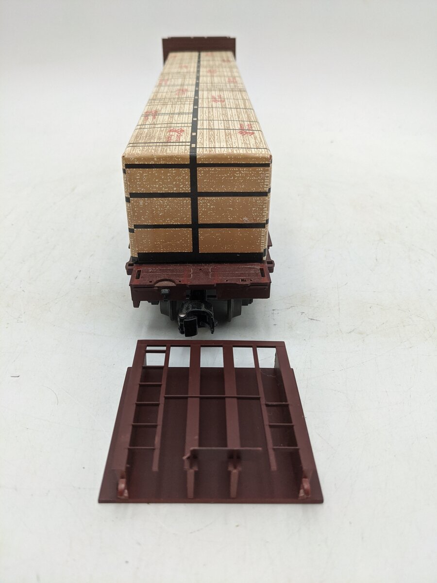 Weaver U2703 PRR 473922 50' Bulkhead Flatcar 3-Rail VG/Box