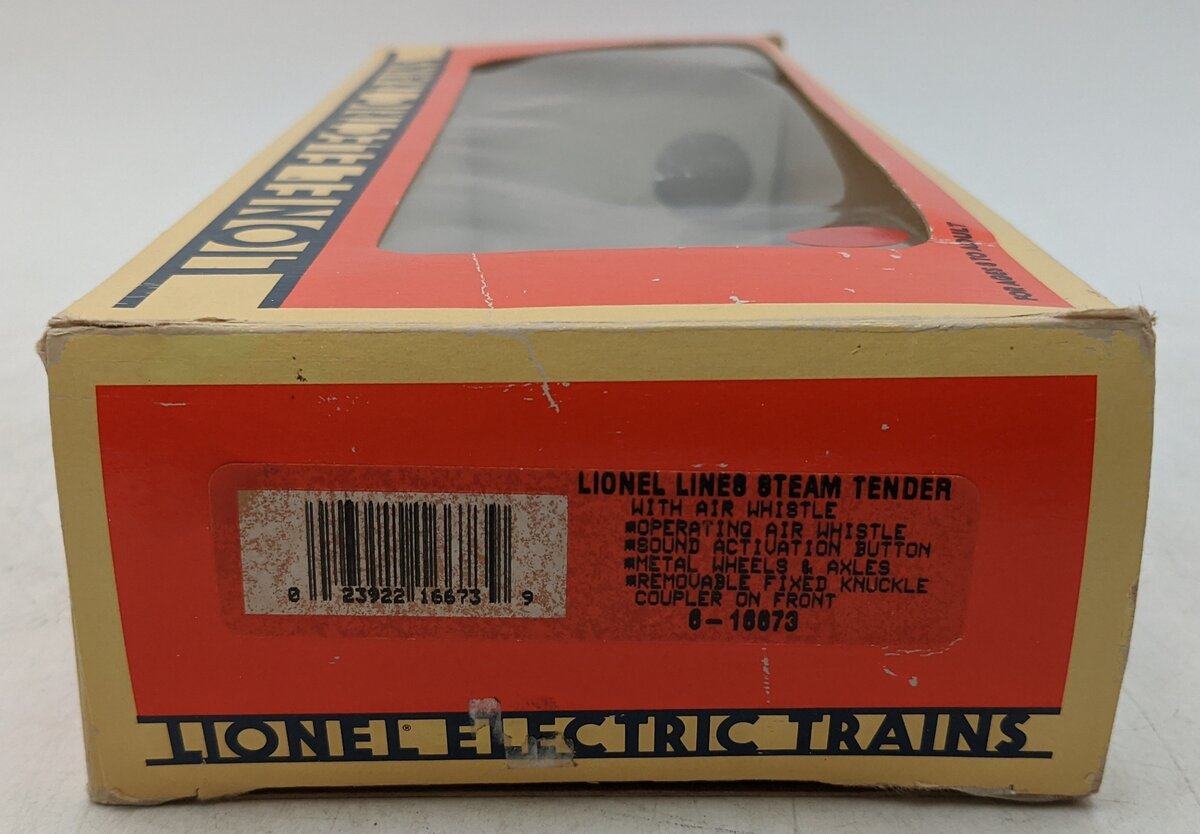 Lionel 6-16673 O Gauge Lionel Lines Air Whistle Tender VG/Box