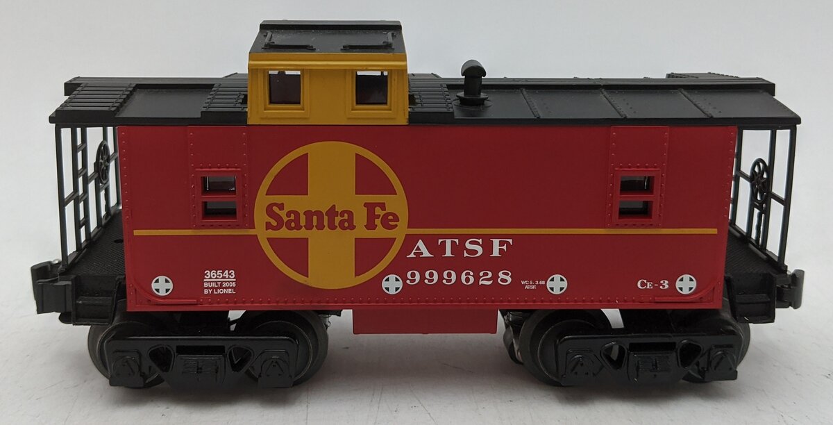 Lionel 6-36543 O Gauge Santa Fe Illuminated Caboose #999628 EX/Box