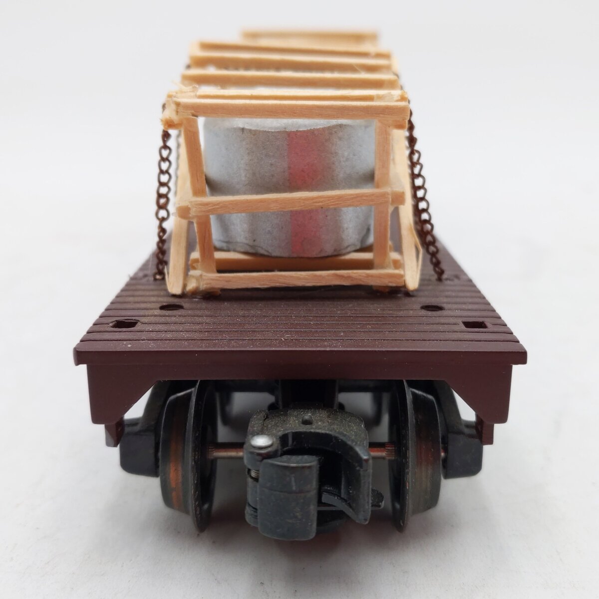 K-Line 121350 Pennsylvania Flatcar w/ Custom Vent Load EX