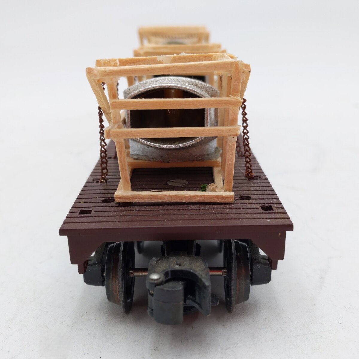 K-Line 121350 Pennsylvania Flatcar w/ Custom Vent Load EX