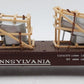 K-Line 121350 Pennsylvania Flatcar w/ Custom Vent Load EX