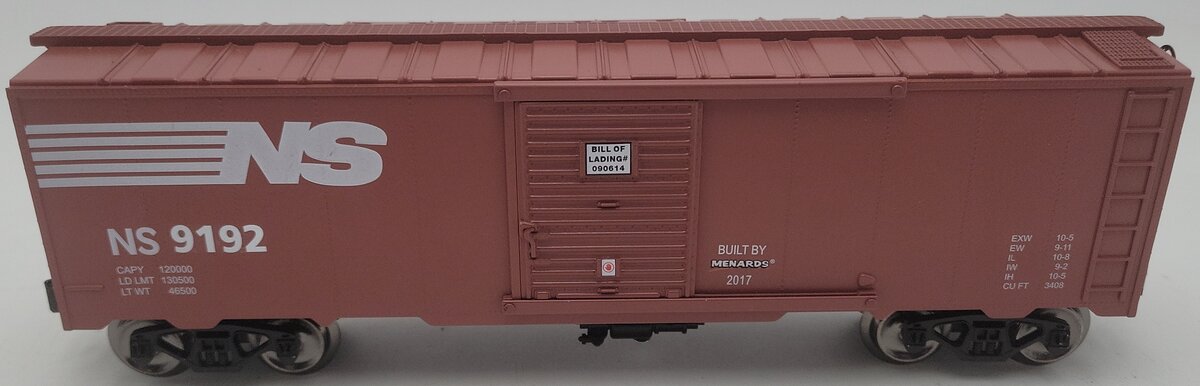 Menards 279-3820 O Norfolk Southern Boxcar EX/Box