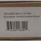 Menards 279-3820 O Norfolk Southern Boxcar EX/Box