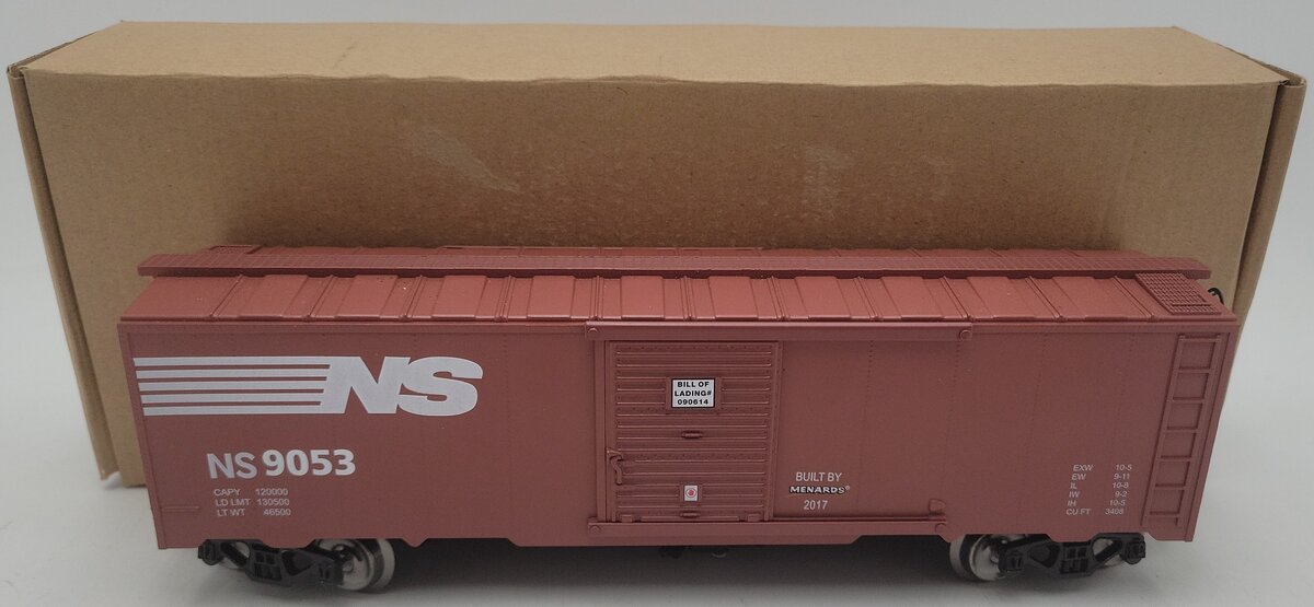 Menards 279-3820 O Norfolk Southern Boxcar #9053 EX/Box