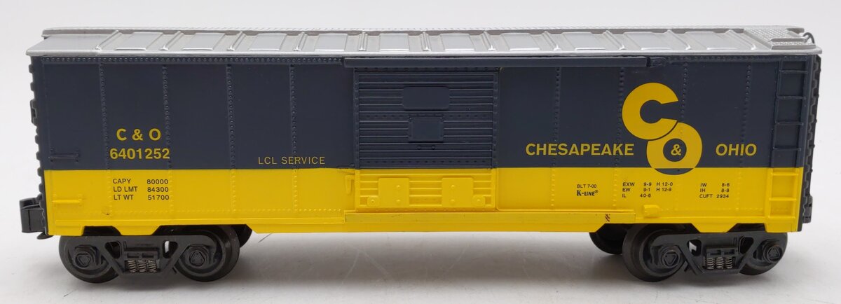 K-Line K640-1252 Chesapeake & Ohio Boxcar LN