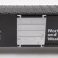 Lionel 6-9604 O Gauge Norfolk & Western Hi-Cube Boxcar LN