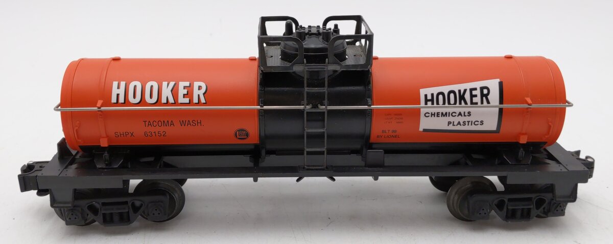 Lionel 6-63152 Hooker Chemical Single Dome Tank Car EX